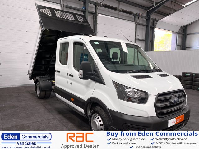 View our Ford Transit 2.0 350 EcoBlue Leader Chassis Double Cab 4dr Diesel Manual RWD L3 Euro 6 (s/s) (130 ps)