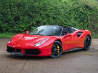 USED 2019 19 FERRARI 488 SPIDER CARBON EXTERIOR PACK, CARBON RACE PACK, CARBON + LED STEERING WHEEL, CARBON RACE SEATS, CAMERA, METALLIC ROSSO PAINT, SPORTS EXHAUST AND MORE!!!
