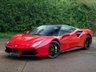 USED 2019 19 FERRARI 488 SPIDER CARBON EXTERIOR PACK, CARBON RACE PACK, CARBON + LED STEERING WHEEL, CARBON RACE SEATS, CAMERA, METALLIC ROSSO PAINT, SPORTS EXHAUST AND MORE!!!