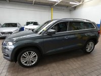 USED 2021 70 SKODA KODIAQ 1.5 SE L TSI DSG 5d 148 BHP 7 SEATS SAT NAV HEATED PART LEATHER INTERIOR PARKING SENSORS 1 OWNER SERVICE HISTORY 6 MONTHS GOLD WARRANTY