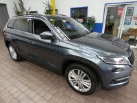 USED 2021 70 SKODA KODIAQ 1.5 SE L TSI DSG 5d 148 BHP 7 SEATS SAT NAV HEATED PART LEATHER INTERIOR PARKING SENSORS 1 OWNER SERVICE HISTORY 6 MONTHS GOLD WARRANTY