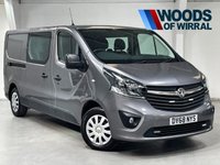 USED 2018 68 VAUXHALL VIVARO 1.6 L2H1 2900 SPORTIVE CDTI 120 BHP FITTED TOWBAR+6 SEATS+REARSENS