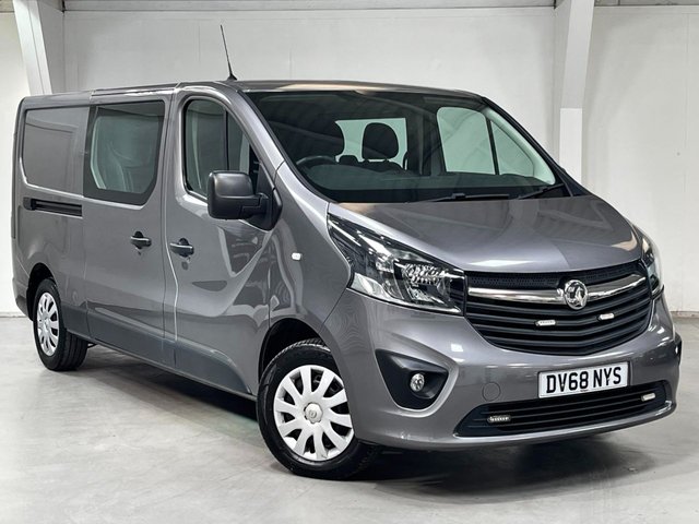 2018 68 Vauxhall Vivaro 1.6 L2H1 2900 SPORTIVE CDTI 120 BHP