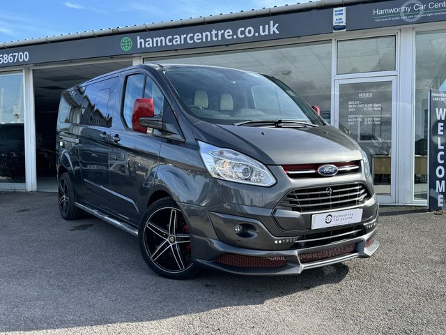 2018 18 Ford Tourneo Custom 2.0 310 TITANIUM L2 TDCI 5d 170 BHP  NO VAT  BIG SPEC DVDS NAV CAMERA LEATHER 