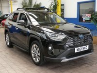 USED 2021 21 TOYOTA RAV4 2.5 VVT-I EXCEL 5d 219 BHP SAT NAV LEATHER HEATED SEATS CAMERA PARKING SENSORS 1 OWNER SERVICE HISTORY TOYOTA WARRANTY TILL APRIL 2031
