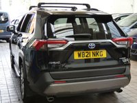 USED 2021 21 TOYOTA RAV4 2.5 VVT-I EXCEL 5d 219 BHP SAT NAV LEATHER HEATED SEATS CAMERA PARKING SENSORS 1 OWNER SERVICE HISTORY TOYOTA WARRANTY TILL APRIL 2031
