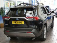 USED 2021 21 TOYOTA RAV4 2.5 VVT-I EXCEL 5d 219 BHP SAT NAV LEATHER HEATED SEATS CAMERA PARKING SENSORS 1 OWNER SERVICE HISTORY TOYOTA WARRANTY TILL APRIL 2031