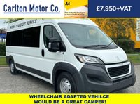 USED 2015 65 PEUGEOT BOXER 2.2 HDI 435 L3H2 [ AMBULANCE PTS ] WAV P/V 130 BHP Minibus / WAV Wheelchair / Scooter Lift /
