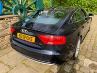 USED 2014 64 AUDI A5 2.0 TDI S LINE 0D 168 BHP 2014/64reg AUDI A5 TDi S-LINE SPORTBACK COUPE - 6SPD MANUAL - 2 FORMER KEEPER - FULL SERVICE HISTORY - FULL S-LINE EMBOSSED BLACK LEATHER SPORTS INTERIOR - SATELLITE NAVIGATION