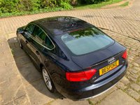 USED 2014 64 AUDI A5 2.0 TDI S LINE 0D 168 BHP 2014/64reg AUDI A5 TDi S-LINE SPORTBACK COUPE - 6SPD MANUAL - 2 FORMER KEEPER - FULL SERVICE HISTORY - FULL S-LINE EMBOSSED BLACK LEATHER SPORTS INTERIOR - SATELLITE NAVIGATION