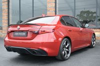USED 2021 F ALFA ROMEO GIULIA TB VELOCE TI 4d 277 BHP PERFORMANCE PK / H&K / GTA RED