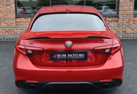 USED 2021 F ALFA ROMEO GIULIA TB VELOCE TI 4d 277 BHP PERFORMANCE PK / H&K / GTA RED