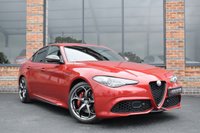 USED 2021 F ALFA ROMEO GIULIA TB VELOCE TI 4d 277 BHP PERFORMANCE PK / H&K / GTA RED