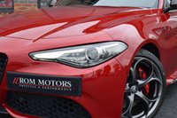 USED 2021 F ALFA ROMEO GIULIA TB VELOCE TI 4d 277 BHP PERFORMANCE PK / H&K / GTA RED