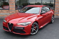 USED 2021 F ALFA ROMEO GIULIA TB VELOCE TI 4d 277 BHP PERFORMANCE PK / H&K / GTA RED