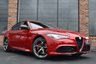 USED 2021 F ALFA ROMEO GIULIA TB VELOCE TI 4d 277 BHP PERFORMANCE PK / H&K / GTA RED