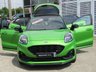 USED 2021 21 FORD PUMA 1.5 ST 5d 198 BHP Finished in MEAN GREEN METALLIC with HEATED RECARO LEATHER/ALCANTARA Trim. This Ford Puma certainly looks the part, it is the sportiest version of the Puma compact SUV, with meaner looks and a racier setup, It's got the raised up driving position, the eye-catching design, and a miniature SUV shape. Features include Pan Roof, Sat Nav with Virtual Dash, DAB Radio, Power Boot, Rear Camera, B/Tooth, Apple Play, Low Mileage and much more. Dealer serviced at 8577 miles, 18588 miles and at 24100 miles