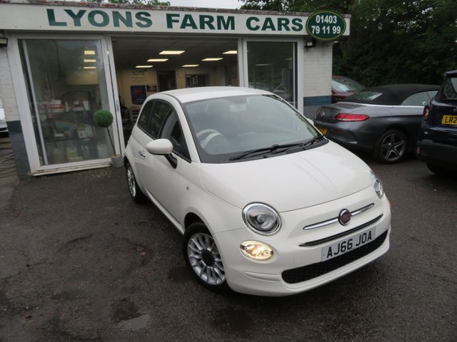 2017 66 Fiat 500 1.2 POP STAR 3d 69 BHP NEW SHAPE