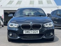 USED 2017 67 BMW 1 SERIES 2.0 118D M SPORT 3d 147 BHP THIS CAR COMES WITH 6 MONTHS WARRANTY BREAKDOWN COVER AND RECOVERY +  KEYLESS START +  CRUISE CONTROL +  DAB RADIO +  BLUETOOTH PHONE+  AUDIO CONNECTIVITY+  USB CONNECTION+  REAR PARKING SENSORS +  DAY TIME RUNNING LIGHTS+  PRIVACY GLASS+  TRACTION CONTROL+  18 INCH ALLOY WHEELS