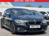USED 2017 67 BMW 1 SERIES 2.0 118D M SPORT 3d 147 BHP THIS CAR COMES WITH 6 MONTHS WARRANTY BREAKDOWN COVER AND RECOVERY +  KEYLESS START +  CRUISE CONTROL +  DAB RADIO +  BLUETOOTH PHONE+  AUDIO CONNECTIVITY+  USB CONNECTION+  REAR PARKING SENSORS +  DAY TIME RUNNING LIGHTS+  PRIVACY GLASS+  TRACTION CONTROL+  18 INCH ALLOY WHEELS