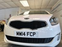 USED 2014 14 KIA CARENS 1.7 2 CRDI 5d 134 BHP LOW RATE FINANCE AVAILABLE +  FREE12 MONTH RAC MEMBERSHIP + RAC WARRANTY INCLUDED