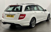 USED 2014 14 MERCEDES-BENZ C-CLASS 2.1 C220 CDI AMG SPORT EDITION PREMIUM PLUS 5d 168 BHP Panoramic Glass Slide Roof , Privacy Glass, AMG Alloy Wheels