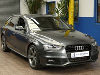 USED 2015 15 AUDI A4 2.0 AVANT TDI BLACK EDITION 5d 174 BHP SAT NAV BANG AND OLUFSEN AUDI MMI PART LEATHER CRUISE PARKING SENSORS AUTOMATIC TAILGATE 3 OWNERS EXCELLENT SERVICE HISTORY CAMBELT AND WATERPUMP REPLACED