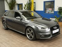 USED 2015 15 AUDI A4 2.0 AVANT TDI BLACK EDITION 5d 174 BHP SAT NAV BANG AND OLUFSEN AUDI MMI PART LEATHER CRUISE PARKING SENSORS AUTOMATIC TAILGATE 3 OWNERS EXCELLENT SERVICE HISTORY CAMBELT AND WATERPUMP REPLACED