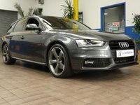 USED 2015 15 AUDI A4 2.0 AVANT TDI BLACK EDITION 5d 174 BHP SAT NAV BANG AND OLUFSEN AUDI MMI PART LEATHER CRUISE PARKING SENSORS AUTOMATIC TAILGATE 3 OWNERS EXCELLENT SERVICE HISTORY CAMBELT AND WATERPUMP REPLACED