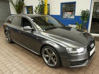 USED 2015 15 AUDI A4 2.0 AVANT TDI BLACK EDITION 5d 174 BHP SAT NAV BANG AND OLUFSEN AUDI MMI PART LEATHER CRUISE PARKING SENSORS AUTOMATIC TAILGATE 3 OWNERS EXCELLENT SERVICE HISTORY CAMBELT AND WATERPUMP REPLACED