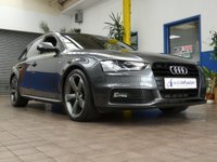 USED 2015 15 AUDI A4 2.0 AVANT TDI BLACK EDITION 5d 174 BHP SAT NAV BANG AND OLUFSEN AUDI MMI PART LEATHER CRUISE PARKING SENSORS AUTOMATIC TAILGATE 3 OWNERS EXCELLENT SERVICE HISTORY CAMBELT AND WATERPUMP REPLACED