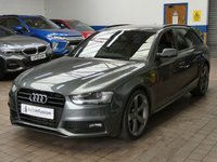 USED 2015 15 AUDI A4 2.0 AVANT TDI BLACK EDITION 5d 174 BHP SAT NAV BANG AND OLUFSEN AUDI MMI PART LEATHER CRUISE PARKING SENSORS AUTOMATIC TAILGATE 3 OWNERS EXCELLENT SERVICE HISTORY CAMBELT AND WATERPUMP REPLACED