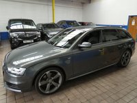 USED 2015 15 AUDI A4 2.0 AVANT TDI BLACK EDITION 5d 174 BHP SAT NAV BANG AND OLUFSEN AUDI MMI PART LEATHER CRUISE PARKING SENSORS AUTOMATIC TAILGATE 3 OWNERS EXCELLENT SERVICE HISTORY CAMBELT AND WATERPUMP REPLACED