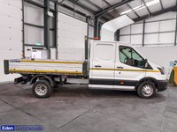 USED 2021 21 FORD TRANSIT 2.0 350 LEADER CRC ECOBLUE 129 BHP * DOUBLE CAB UTILITY TIPPER * UTILITY TIPPER WITH STORAGE