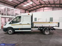 USED 2021 21 FORD TRANSIT 2.0 350 LEADER CRC ECOBLUE 129 BHP * DOUBLE CAB UTILITY TIPPER * UTILITY TIPPER WITH STORAGE