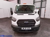 USED 2021 21 FORD TRANSIT 2.0 350 LEADER CRC ECOBLUE 129 BHP * DOUBLE CAB UTILITY TIPPER * UTILITY TIPPER WITH STORAGE