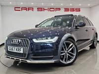 USED 2017 67 AUDI A6 3.0 V6 TDI (272 PS)  ALLROAD S TRONIC QUATTRO SPORT ( EURO 6 ) S/S 5DR + NAV + PAN ROOF + E/M/HEATED LEATHERS + CRUISE + MULTIMEDIA + SMARTPHONE + DRIVE SELECT + MATRIX L.E.D.S + F-R PARK + PRIVACY + 20S - E/BOOT PAN ROOF+20S+PARK+PRIVACY+LEDS+LEATHER+NAV+CRUISE
