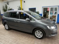 USED 2021 70 VOLKSWAGEN SHARAN 1.4 SE NAVIGATION TSI DSG 5d 148 BHP 7 SEAT SAT NAV CRUISE CONTROL PARKING SENORS 1 OWNER SERVICE HISTORY 6 MONTHS GOLD WARRANTY