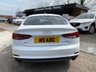 USED 2018 W AUDI A5 2.0 SPORTBACK TFSI S LINE MHEV 5d 188 BHP 