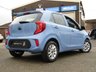 USED 2019 19 KIA PICANTO 1.0 2 5d 66 BHP Finished in BLUE BREEZE with GREY CLOTH Trim. This is an excellent economical small car for the money. High quality and neatly designed interior. Great to drive and cheap to run. Also offers plenty of space for passengers with 5 doors. Features include  Alloys, B/Tooth, Air Con and much more. Serviced at 8211 miles, 18224 miles, 25108 miles, 32400 miles and at 37022 miles.