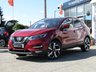 USED 2017 67 NISSAN QASHQAI 1.6 DCI TEKNA XTRONIC 5d 128 BHP Finished in MAGNETIC RED METALLIC with contrasting EBONY HEATED PART LEATHER SEATS. The Qashqai is one of the best selling SUV's around at the moment. This desireable edition new shape is comfy, easy to drive and has enough space for 5 adults. Features include, Pan Roof, Sat Nav, DAB Radio, 360 Reverse Cameras, Auto Parking, B/Tooth, 19" Alloys and much more. Dealer serviced at 8014 miles, 11865 miles, 14130 miles, 16420 miles, 26446 miles and on arrival at 34606 miles.