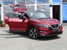 USED 2017 67 NISSAN QASHQAI 1.6 DCI TEKNA XTRONIC 5d 128 BHP Finished in MAGNETIC RED METALLIC with contrasting EBONY HEATED PART LEATHER SEATS. The Qashqai is one of the best selling SUV's around at the moment. This desireable edition new shape is comfy, easy to drive and has enough space for 5 adults. Features include, Pan Roof, Sat Nav, DAB Radio, 360 Reverse Cameras, Auto Parking, B/Tooth, 19" Alloys and much more. Dealer serviced at 8014 miles, 11865 miles, 14130 miles, 16420 miles, 26446 miles and on arrival at 34606 miles.