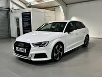 USED 2019 69 AUDI A3 2.0 S3 SPORTBACK TFSI QUATTRO BLACK EDITION 5d 296 BHP SUPERSPORTS+NAV+B&O+CARPLAY