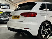 USED 2019 69 AUDI A3 2.0 S3 SPORTBACK TFSI QUATTRO BLACK EDITION 5d 296 BHP SUPERSPORTS+NAV+B&O+CARPLAY