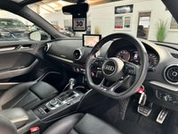 USED 2019 69 AUDI A3 2.0 S3 SPORTBACK TFSI QUATTRO BLACK EDITION 5d 296 BHP SUPERSPORTS+NAV+B&O+CARPLAY