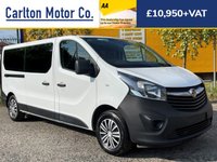 USED 2018 68 VAUXHALL VIVARO 2018 VAUXHALL VIVARO  L2 Diesel 2900 1.6Cdti 120Ps 9 SEATER MINIBUS 