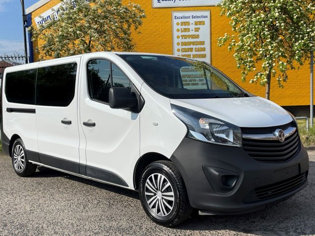 2018 68 Vauxhall Vivaro 2018 VAUXHALL VIVARO  L2 Diesel 2900 1.6Cdti 120Ps 9 SEATER MINIBUS