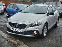 USED 2015 15 VOLVO V40 1.6 D2 CROSS COUNTRY SE 5d 113 BHP THIS CAR COMES WITH 6 MONTHS WARRANTY BREAKDOWN COVER AND RECOVERY +   CRUISE CONTROL +  DAB RADIO +  BLUETOOTH PHONE+  AUDIO CONNECTIVITY+  USB CONNECTION+  FRONT HEATED SEATS+  COLLISION CONTROL+  RAIN SENSORS+  HALF LEATHER TRIM+  DUAL ZONE CLIMATE CONTROL+  16 INCH ALLOY WHEELS