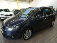 USED 2011 61 SEAT ALHAMBRA 2.0 CR TDI SE LUX DSG 5d 140 BHP TOP OF THE RANGE 7 SEATS SAT NAV PANORAMIC SUNROOF LEATHER HEATED SEATS REAR VIEW CAMERA  3 OWNERS EXCELLENT SERVICE HISTORY