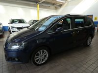 USED 2011 61 SEAT ALHAMBRA 2.0 CR TDI SE LUX DSG 5d 140 BHP TOP OF THE RANGE 7 SEATS SAT NAV PANORAMIC SUNROOF LEATHER HEATED SEATS REAR VIEW CAMERA  3 OWNERS EXCELLENT SERVICE HISTORY